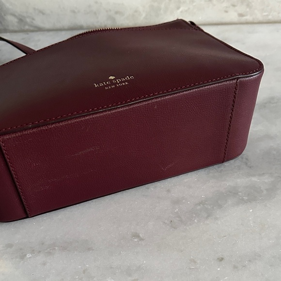 Kate Spade Deep Burgundy Crossbody Bag - Picture 8 of 11